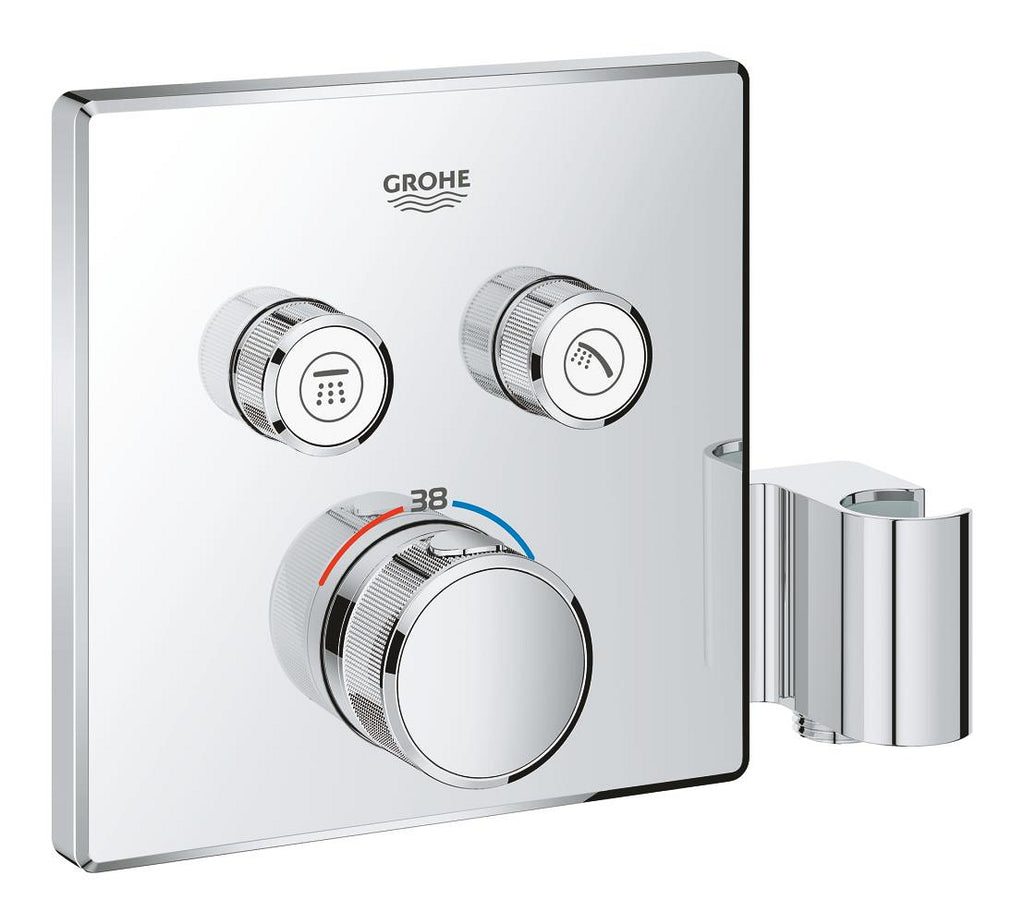 Grohe Grohtherm Smartcontrol Çift Yönlü, El Duş Çıkışlı Ankastre Termostatik Duş Bataryası - 29125000