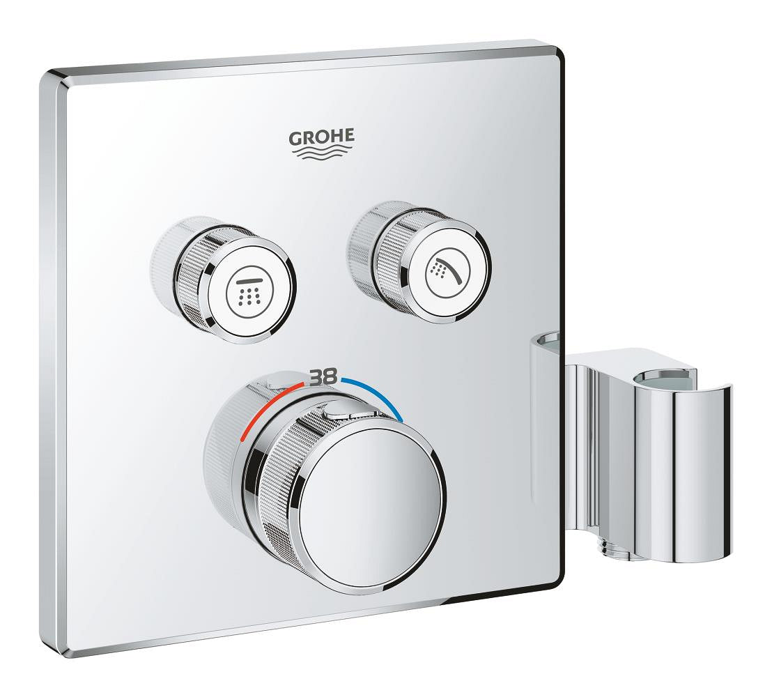 Grohe Grohtherm Smartcontrol Çift Yönlü, El Duş Çıkışlı Ankastre Termostatik Duş Bataryası - 29125000