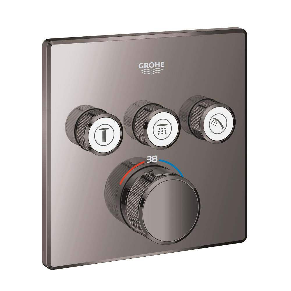 Grohe Grohtherm Smartcontrol Üç Valfli Akış Kontrollü, Ankastre Termostatik Duş Bataryası - 29126A00