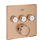 Grohe Grohtherm Smartcontrol Üç Valfli Akış Kontrollü, Ankastre Termostatik Duş Bataryası - 29126Dl0