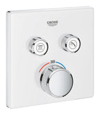 Grohe Grohtherm Smartcontrol Çift Valfli Akış Kontrollü, Ankastre Termostatik Duş Bataryası Beyaz - 29156LS0