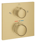 Grohe Ankastre Termostatik Banyo Bataryası 2 Çıkışlı Allure Br. Cool Sunrise - 29181GN2