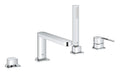 Grohe Küvet Bataryası 4 Delikli Plus Krom - 29307003