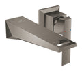 Grohe Allure Brilliant İki Delikli Lavabo Bataryası M Boyut  Brushed Hard Graphite - 29402AL0
