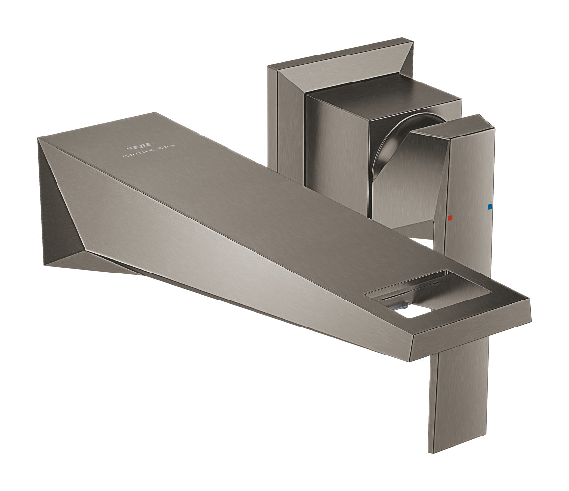 Grohe Allure Brilliant İki Delikli Lavabo Bataryası M Boyut  Brushed Hard Graphite - 29402AL0