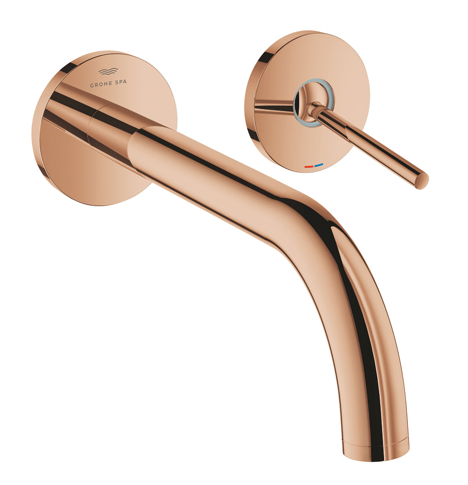Grohe Lavabo Bataryası İki Delikli Duvardan Atrio Warm Sunset - 29406DA0