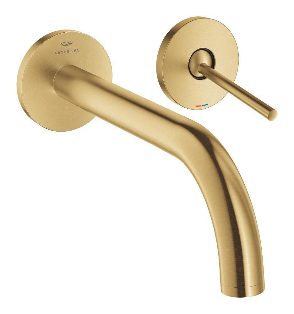 Grohe Lavabo Bataryası İki Delikli Duvardan Atrio Brushed Cool Sunrise – 29406GN0