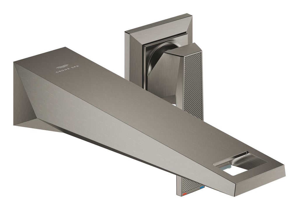 Grohe Allure Brilliant Private Collection 2 Delikli Duvardan Lavabo Bataryası M–Boyut Brushed Hard Graphite – 29517AL0