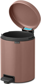Brabantia Çöp Kutusu 5 litre Newicon Pedallı Satin Taupe 233982