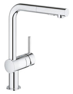 Grohe Eviye Bataryası Spiralli 2 Fonksiyonlu Minta Krom- 30274000
