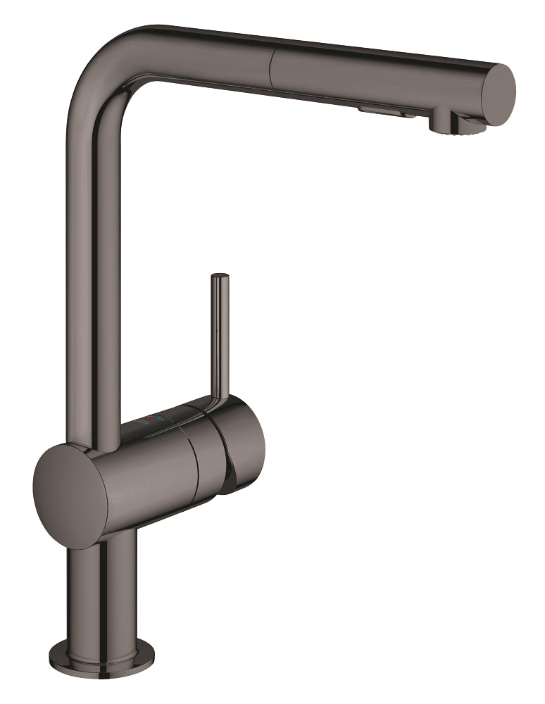 Grohe Minta Tek Kumandalı Eviye Bataryası Hard Graphite - 30274A00