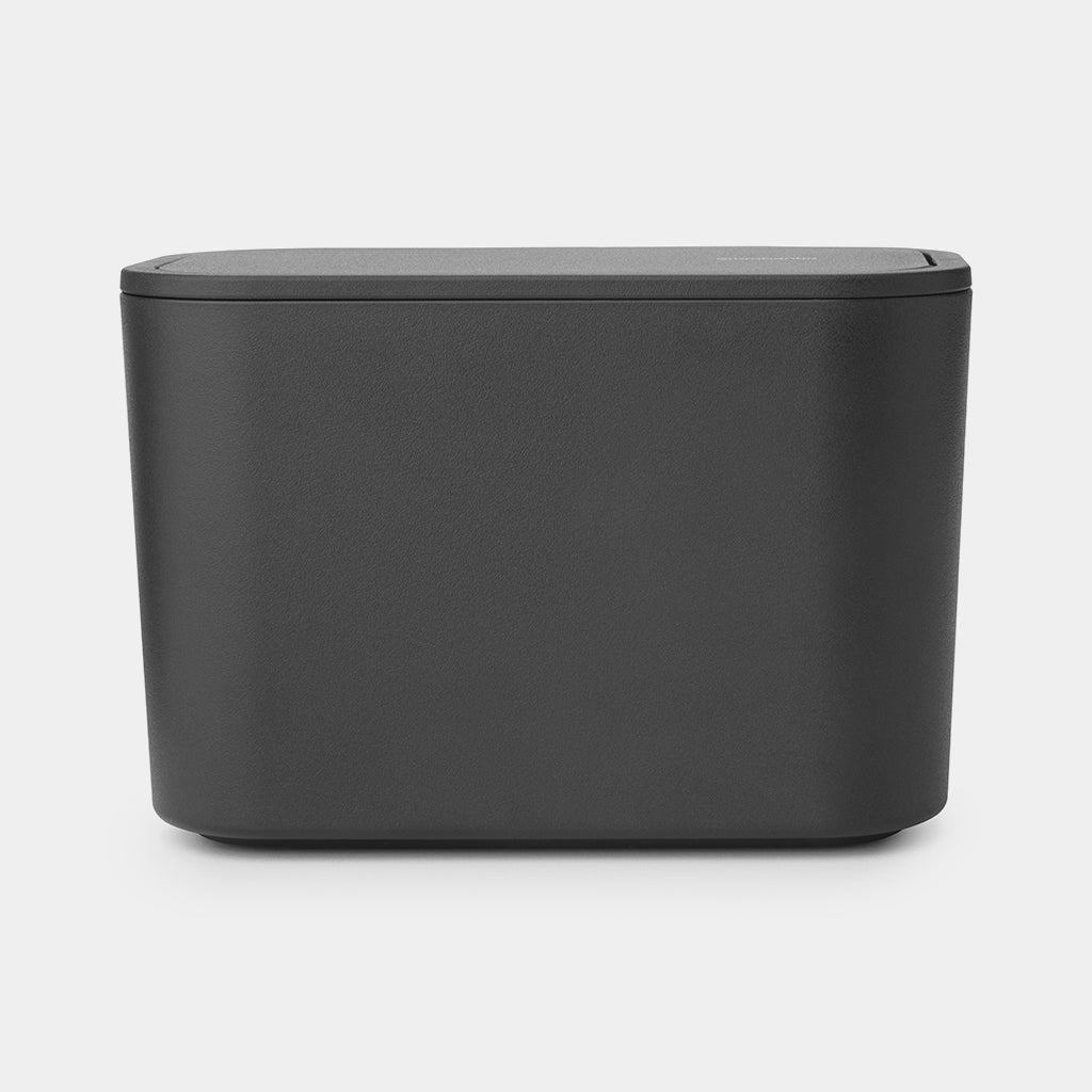 Brabantia Tezgahüstü Küçük Çöp Kutusu Mindset Dark Grey 303364
