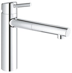 Grohe Eviye Bataryası Spiralli Tek Akış Concetto Krom - 31129001