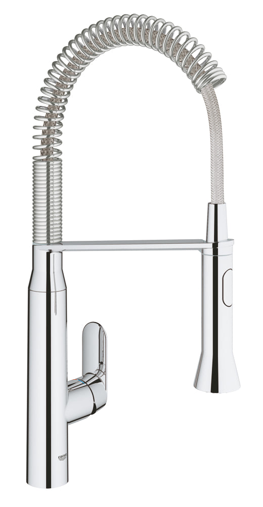 Grohe Eviye Bataryası Spiralli 2Fonk Profesyonel K7 Krom-31379000