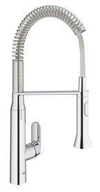 Grohe Eviye Bataryası Spiralli 2Fonk Profesyonel K7 Krom-31379000