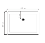 Newarc Lavabo Tezgah Altı Dikdörtgen 40 x 50 cm