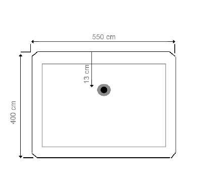 Newarc Lavabo Tezgah Altı Dikdörtgen 40 x 50 cm