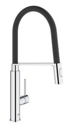 Grohe Eviye Bataryası Spiralli 2 Fonk. Concetto Krom/Siyah-31491000
