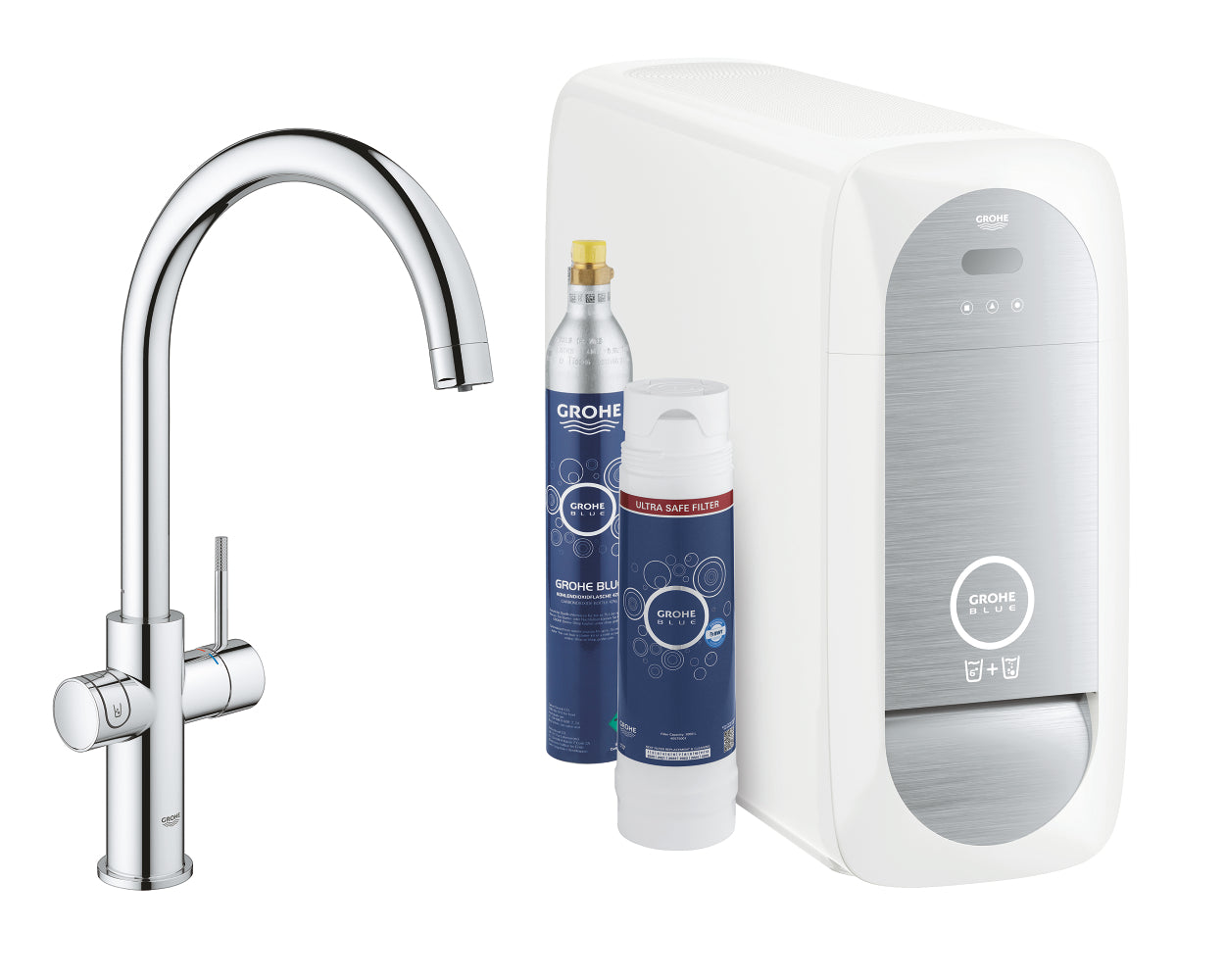 Grohe Blue Home Arıtmalı İçme Suyu ve Soda Yapan Eviye Bataryası - 31545001