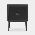 Brabantia Çöp Kutusu 36 lt Dokunmatik Bo Touch Mat Siyah 315824