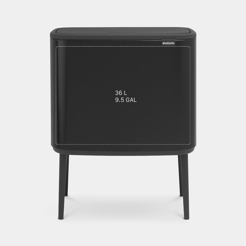 Brabantia Çöp Kutusu 36 lt Dokunmatik Bo Touch Mat Siyah 315824