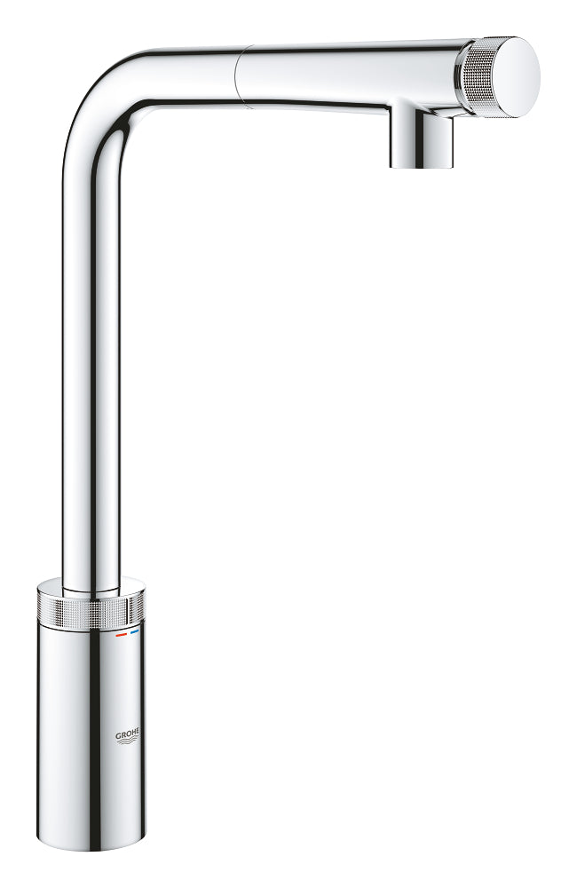 Grohe Eviye Bataryası Spiralli SmartControl Minta Krom - 31613000