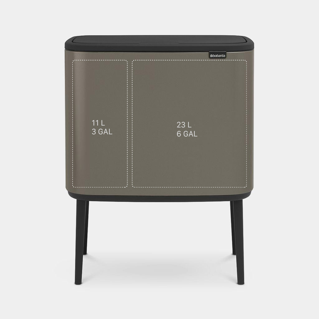 Brabantia Çöp Kutusu Bo Touch Bin 11+ 23 Lt Platin Gri  316142