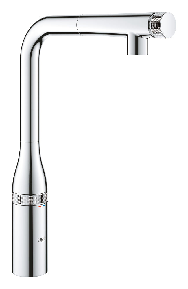 Grohe Eviye Bataryası Spiralli SmartControl Essence Krom-31615000
