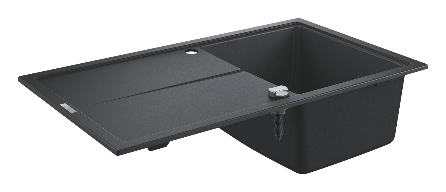 Grohe K400 Kuvars Kompozit Eviye 50 -C 86/50, Granit Siyah Rengi - 31640AP0
