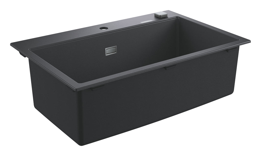 Grohe 700 Kuvars Kompozit Eviye 80 -C 78/51, Granit Siyah Rengi - 31652AP0