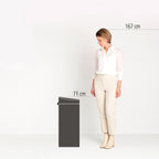 Brabantia Çöp Kutusu 30 litre Touch Bın New Krom Çerçeveli Mat Siyah115448
