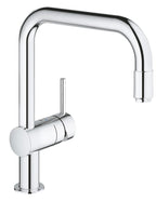 Grohe Eviye Bataryası Spiralli Tek Akışlı Minta Krom - 32067000