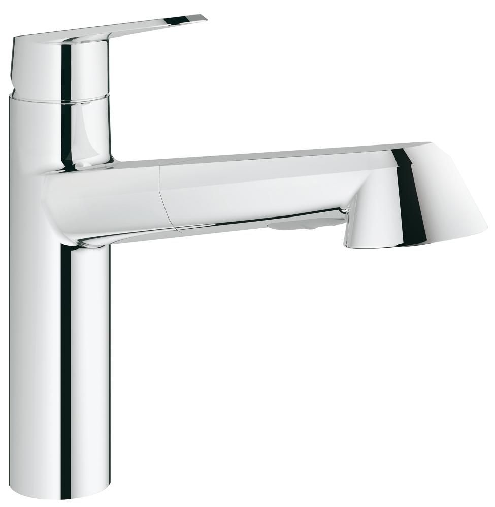 Grohe Eviye Bataryası Spiralli 2 Fonk. Eurodisc Krom - 32257002