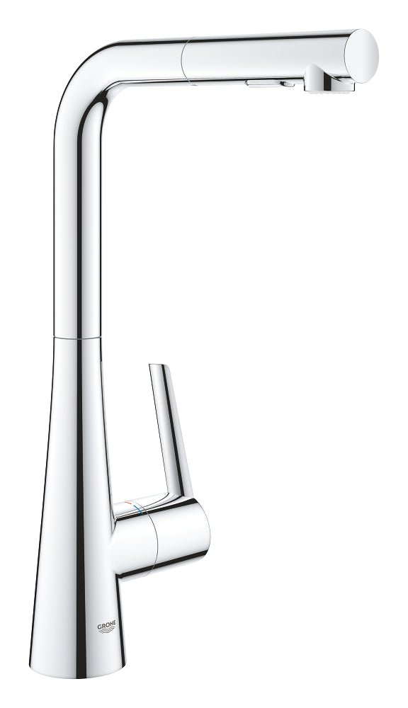 Grohe Eviye Bataryası Spiralli 2 Fonksiyonlu Zedra Krom - 32553002