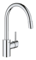 Grohe Eviye Bataryası Spiralli Tek Akış Concetto Krom - 32663003