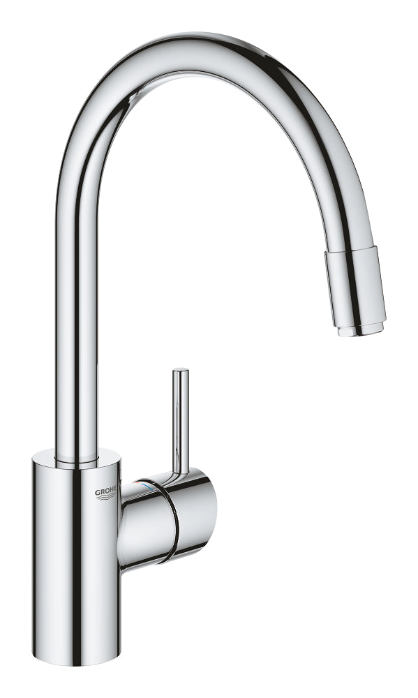 Grohe Eviye Bataryası Spiralli Tek Akış Concetto Krom - 32663003
