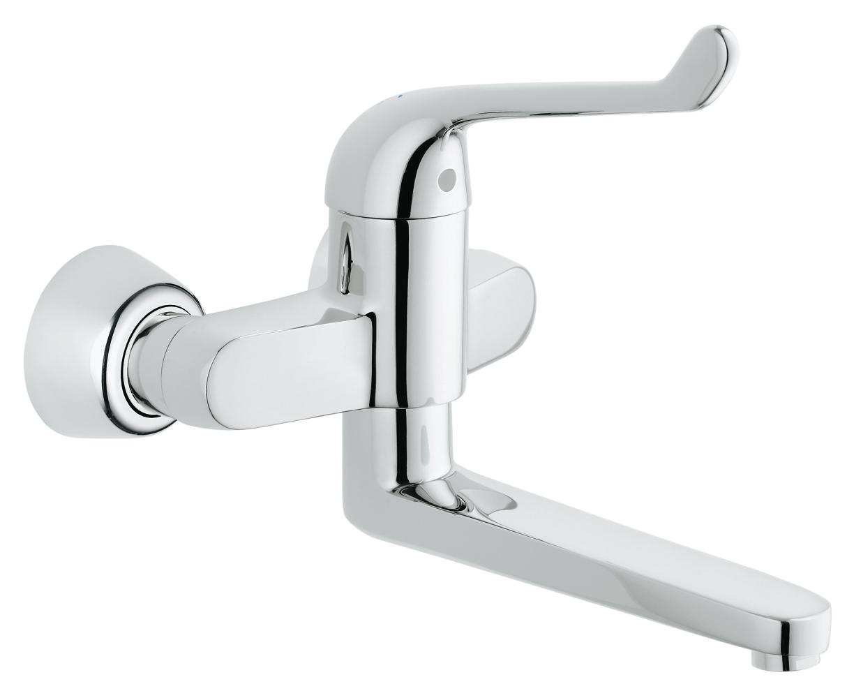 Grohe Euroeco Special SSC Uzun Kumanda Kollu Duvardan Ankastre Lavabo Bataryası - 32793000