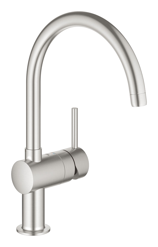 Grohe Eviye Bataryası Döner Borulu Minta Super Steel - 32917DC0