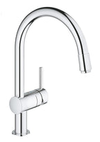 Grohe Eviye Bataryası Spiralli Tek Akışlı Minta Krom - 3291800E