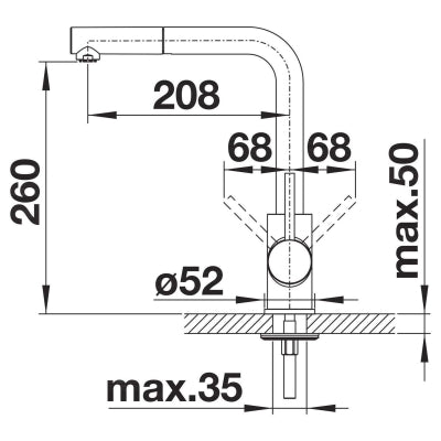 Blanco Eviye Sona XL 6S 100 cm - Mila-S Bataryası Seti