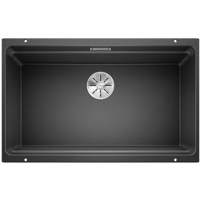 Blanco Eviye Etagon 700-U Silgranit - Siyah 73 x 46 cm