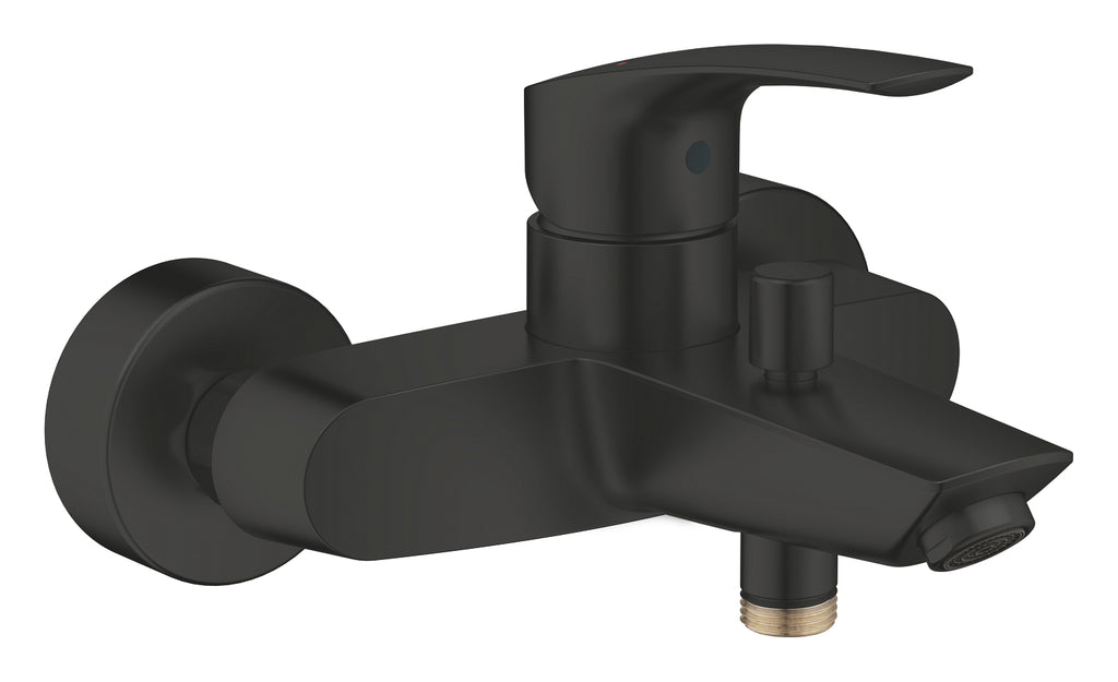 Grohe Eurosmart Tek Kumandalı Banyo Bataryası 1/2 Mat Siyah - 333002433