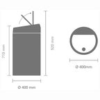 Brabantia Çöp Kutusu Büyük Boy 60 litre Touch Bın New Dokunmatik Mint Yeşili 402449