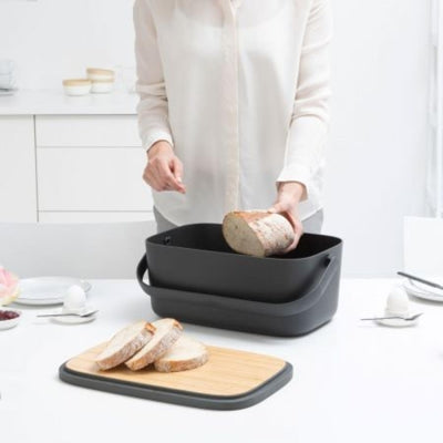 Brabantia Ekmek Saklama Kutusu Nic Dark Grey  128264