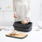 Brabantia Ekmek Saklama Kutusu Nic Dark Grey  128264
