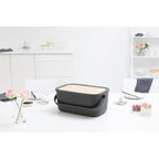 Brabantia Ekmek Saklama Kutusu Nic Dark Grey  128264