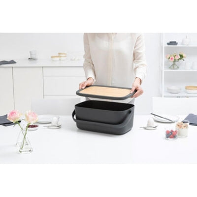 Brabantia Ekmek Saklama Kutusu Nic Dark Grey  128264