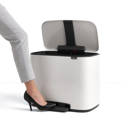 Brabantia Çöp Kutusu 36 lt Pedallı Bo Beyaz 121388