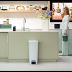 Brabantia Çöp Kutusu 40 litre Stepup Plastik Açık Gri 800009