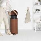 Brabantia Çöp Kutusu 30 litre Newicon Pedallı Tarçın Rengi 304569